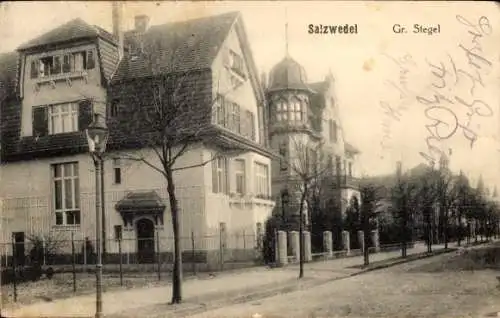 Ak Salzwedel in der Altmark, Gr. Stegel