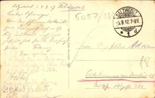 Ak Salzwedel in der Altmark, Gr. Stegel