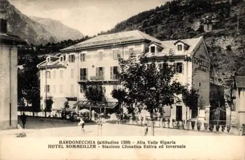 Ak Bardonecchia Piemonte Italien, Hotel Sommeiller