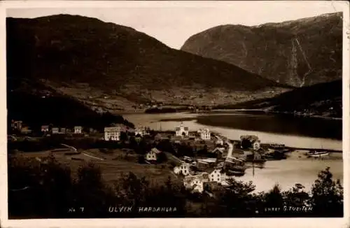 Ak Ulvik Hardanger Norwegen, Gesamtansicht