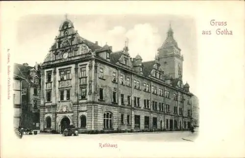 Ak Gotha in Thüringen, Rathaus