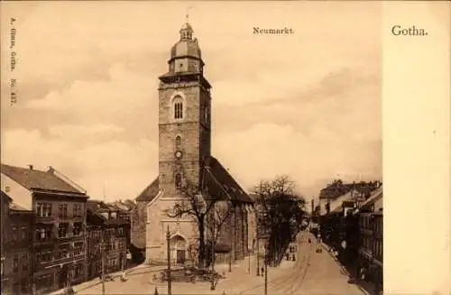 Ak Gotha in Thüringen, Neumarkt, Kirche