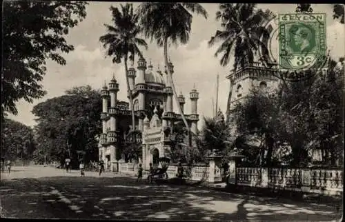 Ak Colombo Ceylon Sri Lanka, Cinnamon Gardens, Mosque
