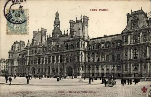 Ak Paris IV, Rathaus