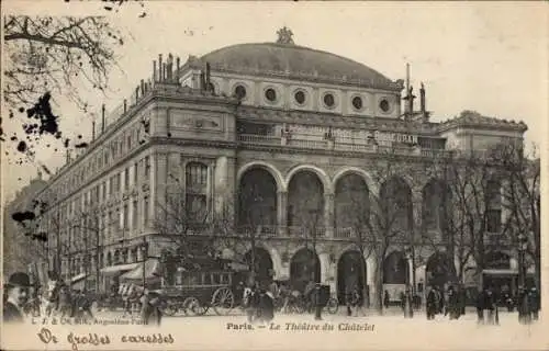 Ak Paris I Louvre, Théâtre du Châtelet