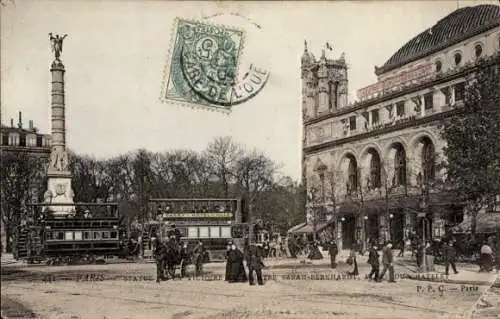 Ak Paris I Louvre, Siegesstatue