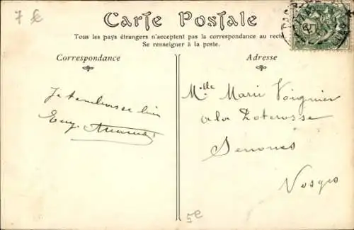 Ak Paris V, Place Maubert und Statue von Etienne Dolet