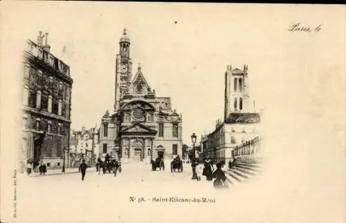 Ak Paris V, Saint Etienne du Mont, Kirche
