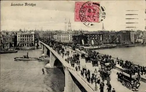 Ak London City England, London Bridge