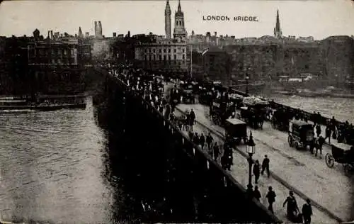 Ak London City England, London Bridge