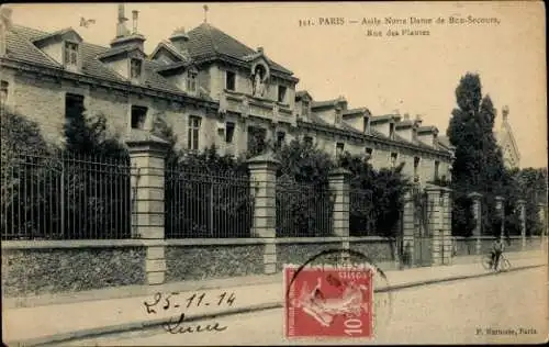 Ak Paris XIV., Asyl von Notre Dame de Bon Secours, Rue des Plantes