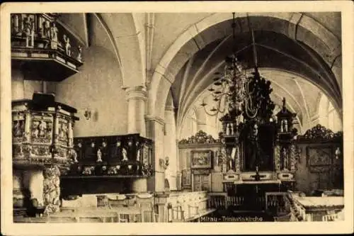 Ak Jelgava Mitau Lettland, Trinitatiskirche