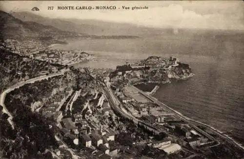 Ak Monte-Carlo Monaco, Gesamtansicht