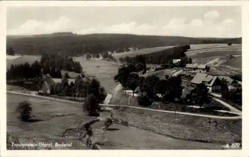 Ak Trautenstein Oberharz am Brocken, Teilansicht vom Ort