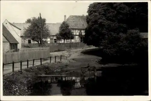 Foto Ak Dankerode Harzgerode im Harz, Dorfpartie