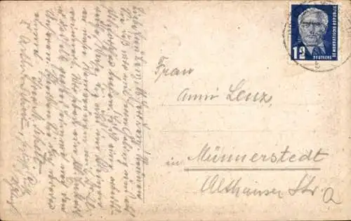 Ak Harzgerode am Harz, Marktplatz