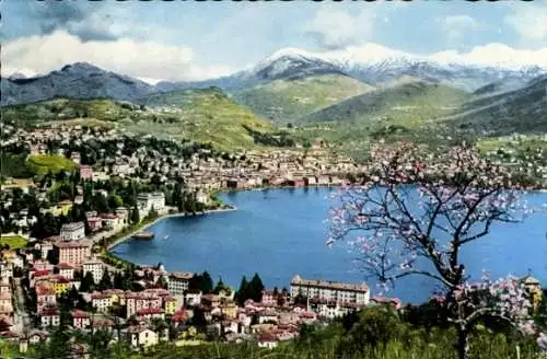 Ak Lugano Kanton Tessin Schweiz, Panorama
