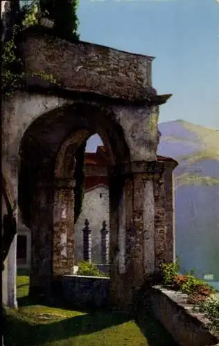 Ak Morcote Lago di Lugano Kanton Tessin, Ruine, Bögen