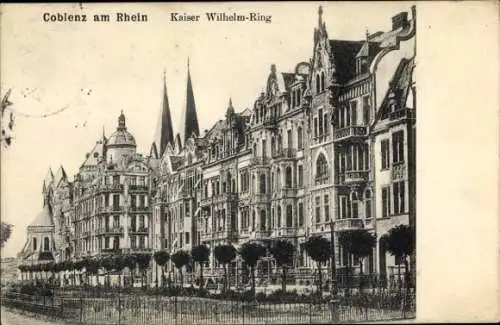 Ak Koblenz am Rhein, Kaiser-Wilhelm-Ring