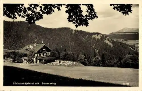 Ak Semmering in Niederösterreich, Südbahn-Meierei