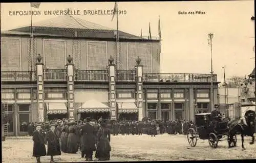 Ak Brüssel, Weltausstellung 1910, Festspielhaus