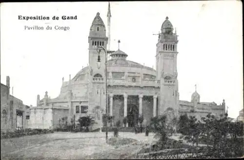 Ak Gent, Weltausstellung 1913, Pavillon Kongo