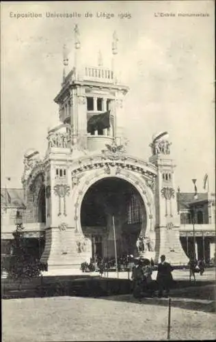 Ak Gent Ostflandern, Weltausstellung 1913, Eingang