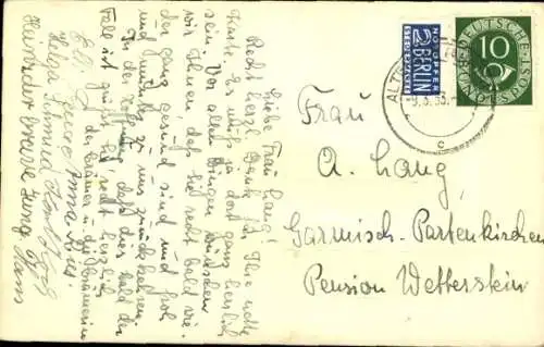 Foto Ak Zwei Hunde, Tierporträt