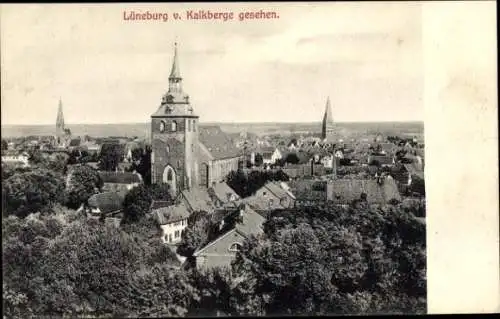 Ak Lüneburg in Niedersachsen, Blick vom Kalkberge