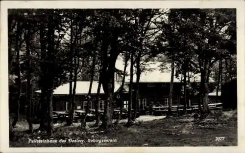 Ak Durchblick zum Peilsteinhaus