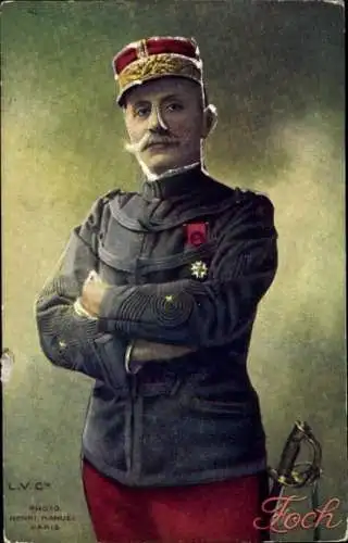 Ak Französischer Marschall Ferdinand Foch