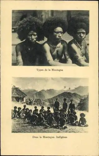 Ak Papua-Neuguinea, Gebirgstypen, einheimisch