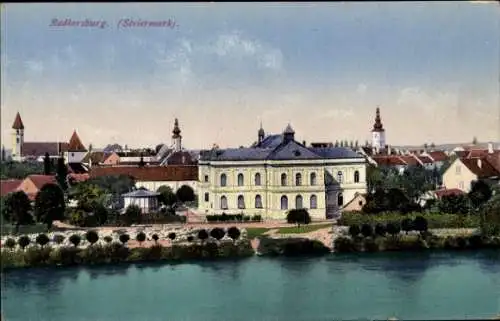 Ak Bad Radkersburg Steiermark, Teilansicht, Gebäude
