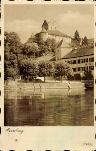 Ak Meersburg am Bodensee, Hotel, Teilansicht