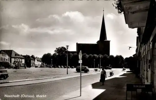 Ak Neustadt in Holstein, Markt