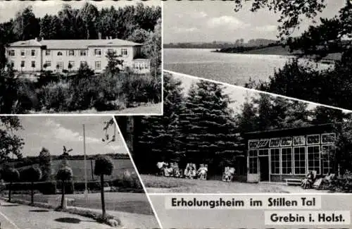 Ak Grebin in Holstein, Teilansichten