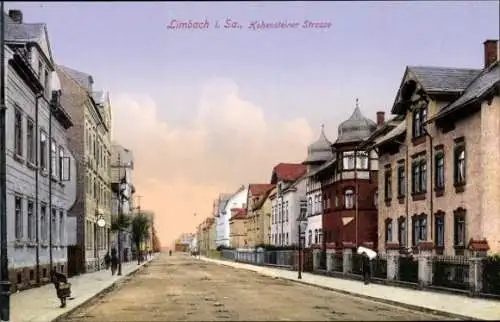 Ak Limbach in Sachsen, Hohensteiner Straße
