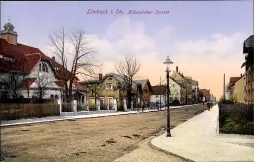 Ak Limbach in Sachsen, Hohensteiner Straße