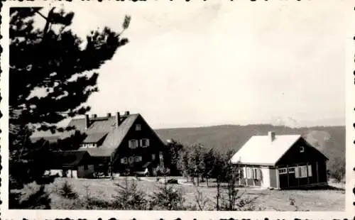 Foto Ak Oberweißbach im Weißbachtal Thüringen, Teilansicht