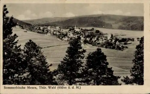 Ak Meura im Thüringer Wald, Panorama