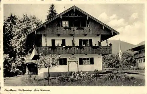 Ak Bad Wiessee in Oberbayern, Landhaus Katharina