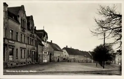 Ak Nerchau Grimma in Sachsen, Markt