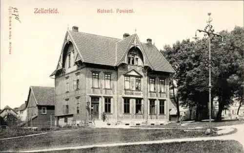 Ak Clausthal Zellerfeld im Oberharz, kaiserliches Postamt