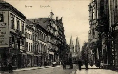 Ak Hansestadt Bremen, Obernstraße, Zigarrengeschäft