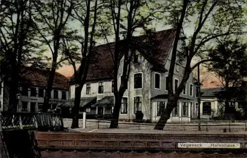 Ak Vegesack Hansestadt Bremen, Hafenhaus