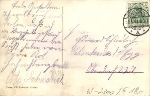 Ak Vegesack Hansestadt Bremen, Hafenhaus