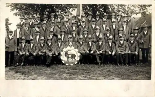 Ak Misburg Hannover in Niedersachsen, Schützenfest 1923, Gruppenfoto