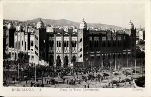 Ak Barcelona Katalonien Spanien, Plaza de Toros Monumental