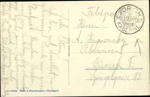 Ak Morgarten Oberägeri Kanton Zug, Gesamtansicht