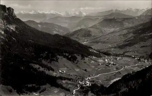 Ak Colfosco Corvara in Badia Südtirol, Panorama, Dolomiten